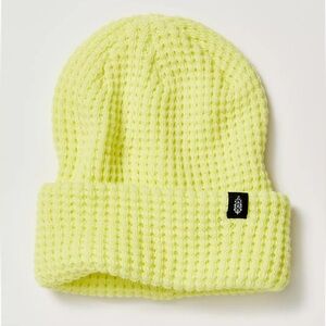 Free people Movement Cool Down Beanie in sour citrus NWOT